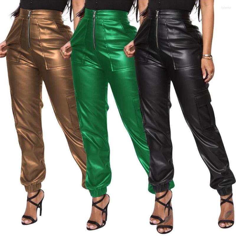 Women' Pants 2022 PU Leather Women Bright Face Pocket Sexy Party Ropa Para Mujer Fitness Fashion Leggings, Green
Women' Pants 2022 PU Leather Women Bright Face Pocket Sexy Party Ropa Para Mujer Fitness Fashion Leggings, Green