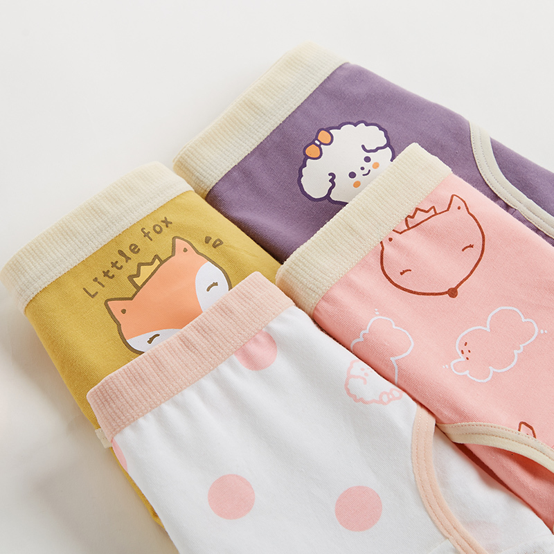 Panties Cute Cotton Girls Underwear Brifes Cartoon Polka Dot Underpants Clothes for 6 7 8 9 10 11 12 Year Old 212044 221205