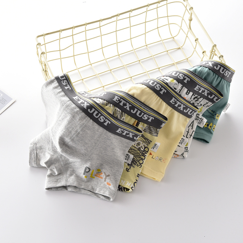 Panties 5pcs pack Korean Boxers Underwear Boys High Quality Cotton Boy Cute Children s Underpants Toddler Baby Shorts 221205