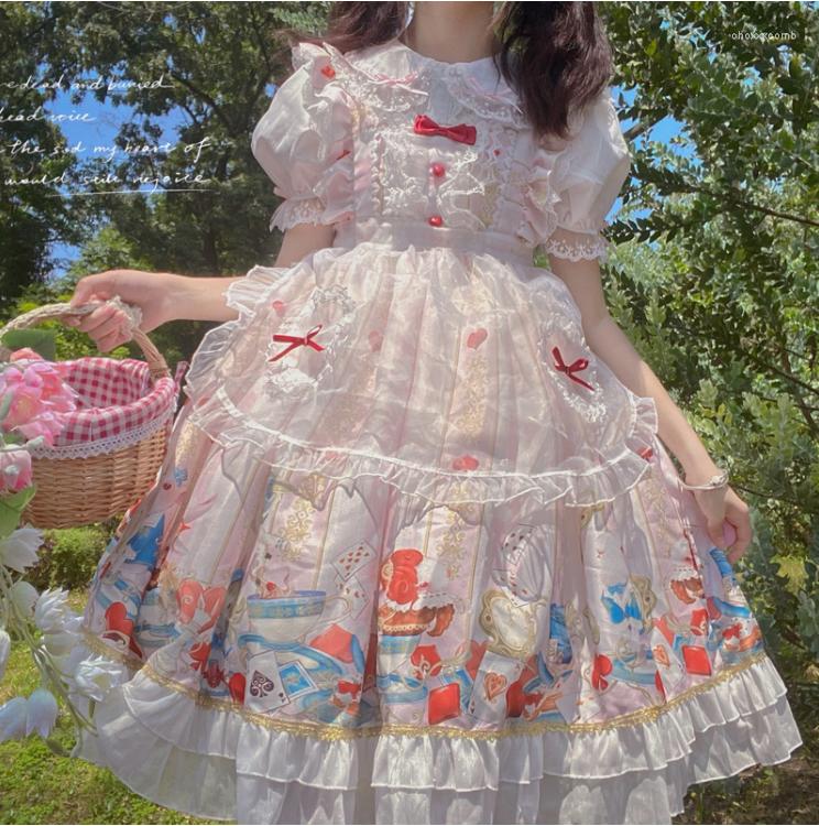 Casual Dresses Japanese Summer Sweet JSK Lolita Dress Women Kawaii Lace Bow Cartoon Print Maid Princess Female Long Sleeve Party, Light blue jsk
Casual Dresses Japanese Summer Sweet JSK Lolita Dress Women Kawaii Lace Bow Cartoon Print Maid Princess Female Long Sleeve Party, Light blue jsk