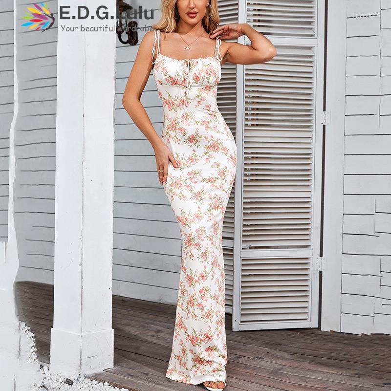 Casual Dresses EDGLuLu Sexy Holiday Lace-up Spaghetti Strap Backless Summer Party Dress Women Beach Vintage Print Maxi 1005, Blue
Casual Dresses EDGLuLu Sexy Holiday Lace-up Spaghetti Strap Backless Summer Party Dress Women Beach Vintage Print Maxi 1005, Blue