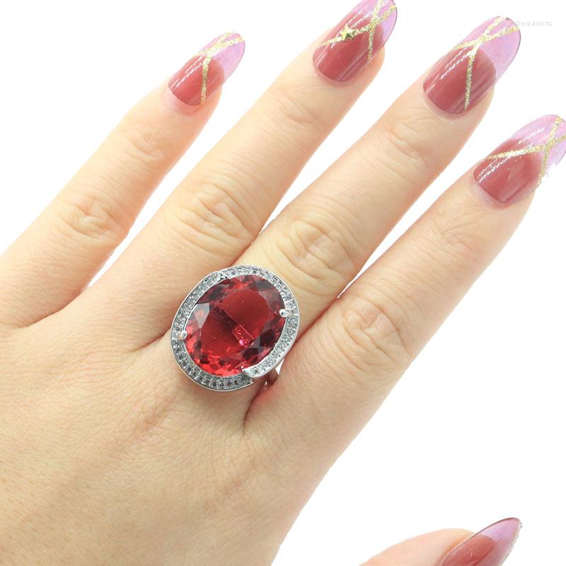 Cluster Rings 25x20mm Anniversary Rhodolite Garnet Smokey Topaz White CZ Women Wedding Silver
Cluster Rings 25x20mm Anniversary Rhodolite Garnet Smokey Topaz White CZ Women Wedding Silver