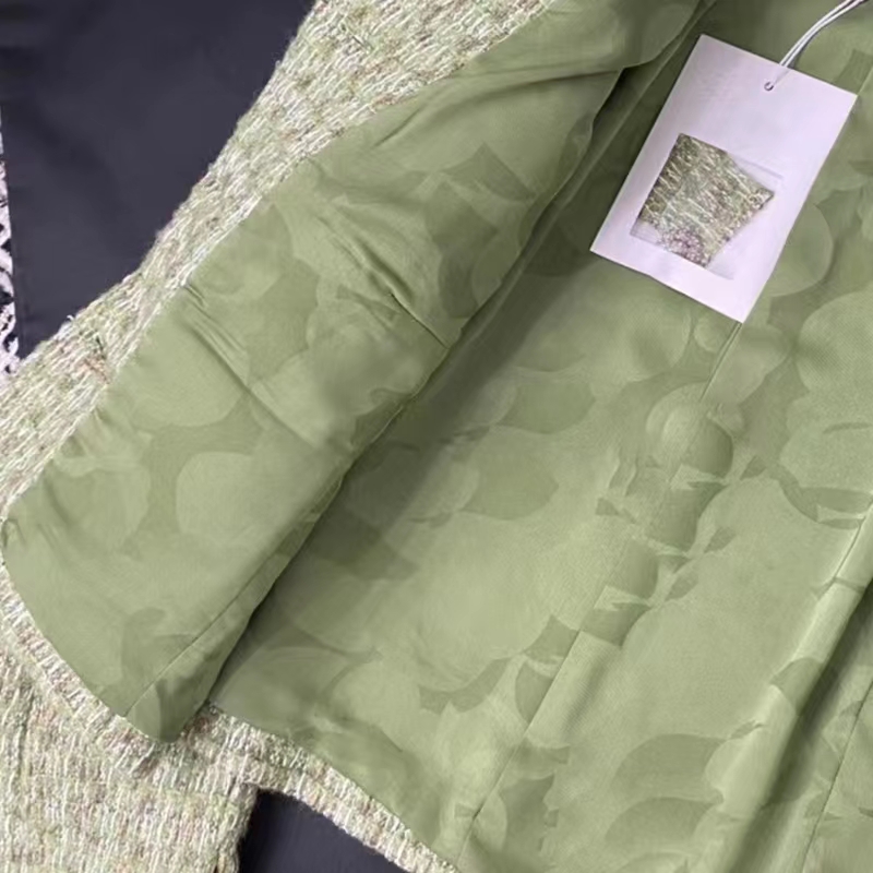 Chan New Women' brand jacket OOTD designer Fashion top-grade autumn winter letter LOGO tweed coat Leisure Spring Coats cardigan Women birthday Christmas Gift, Green
Chan New Women' brand jacket OOTD designer Fashion top-grade autumn winter letter LOGO tweed coat Leisure Spring Coats cardigan Women birthday Christmas Gift, Green