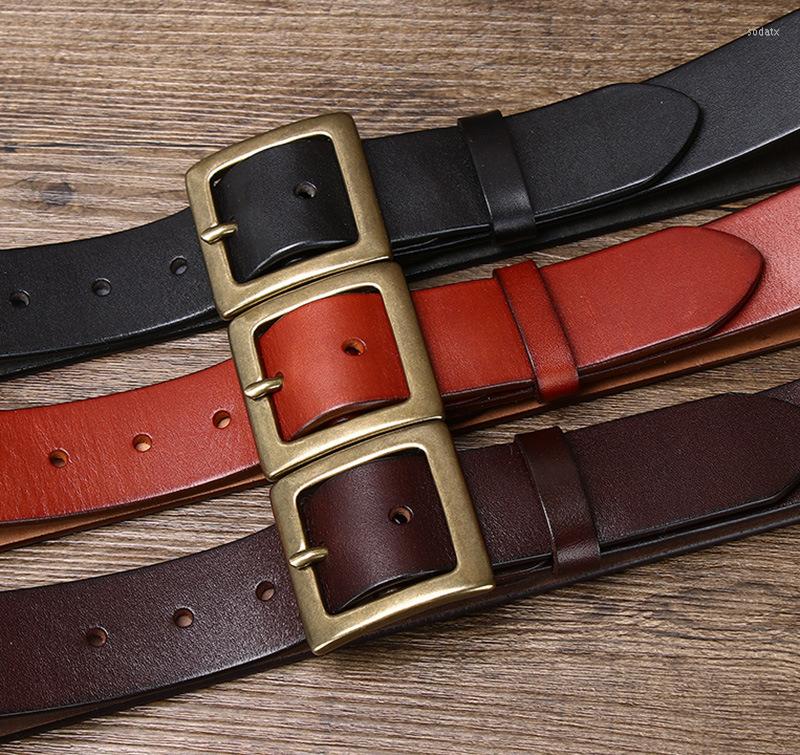 Belts Men's Belt 3.8CM Wide Retro Simple Glossy Male Leather Pin Buckle Casual Wild Designer High Quality For Men, Black
Belts Men's Belt 3.8CM Wide Retro Simple Glossy Male Leather Pin Buckle Casual Wild Designer High Quality For Men, Black