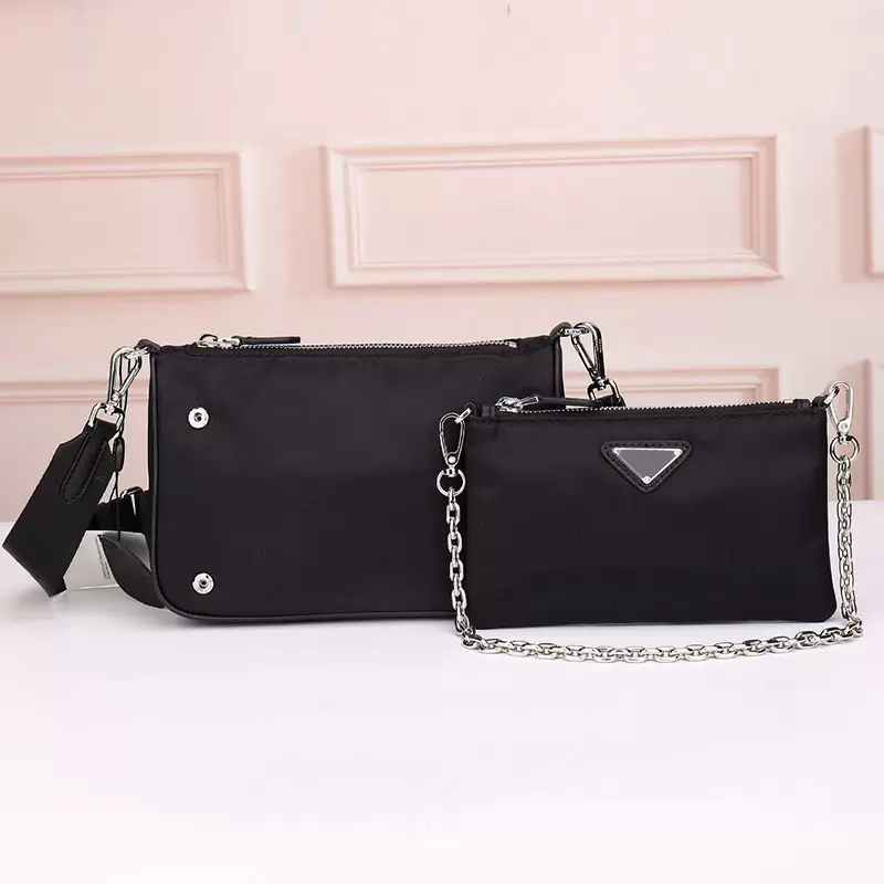 2055 fashion unisex messenger bag 1B/H168 designer stitching shoulder bags mens and womens handbag coin purse canvas nylon wallet backpack, Black
2055 fashion unisex messenger bag 1B/H168 designer stitching shoulder bags mens and womens handbag coin purse canvas nylon wallet backpack, Black