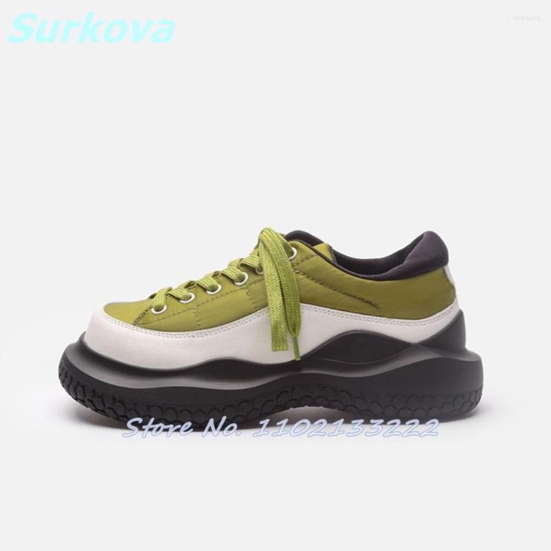 Dress Shoes Thick Soled Sneakers Mixed Colors Round Toe Lace Up Women Est Fashion Leisure All Match Comfortable Daily, Picture shown
Dress Shoes Thick Soled Sneakers Mixed Colors Round Toe Lace Up Women Est Fashion Leisure All Match Comfortable Daily, Picture shown