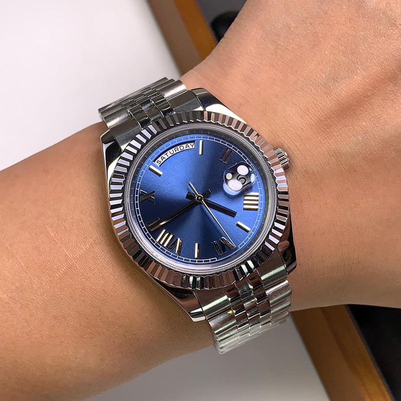 Watchs Men Watch 41mm Automatic Mechanical WristWatches Business WristWatch Montre De Luxe, Color 2
Watchs Men Watch 41mm Automatic Mechanical WristWatches Business WristWatch Montre De Luxe, Color 2
