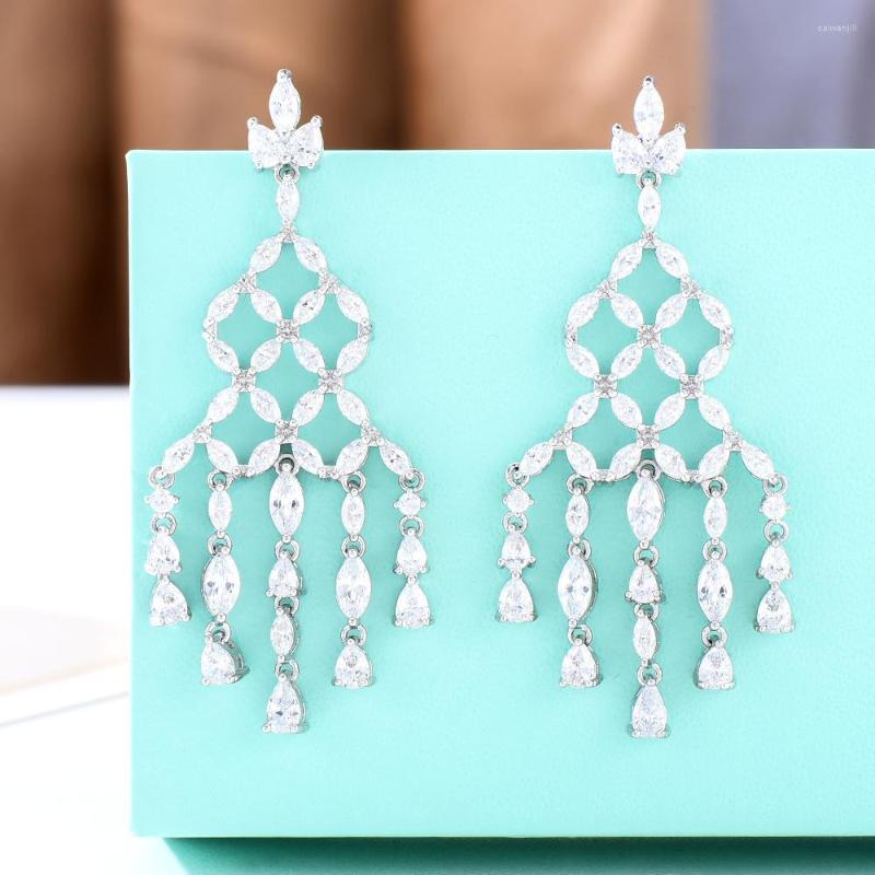 Dangle Earrings Soramoore Luxury Shiny CZ Drop For Women Wedding Cubic Zirconia Jewelry Trendy High Quality
Dangle Earrings Soramoore Luxury Shiny CZ Drop For Women Wedding Cubic Zirconia Jewelry Trendy High Quality