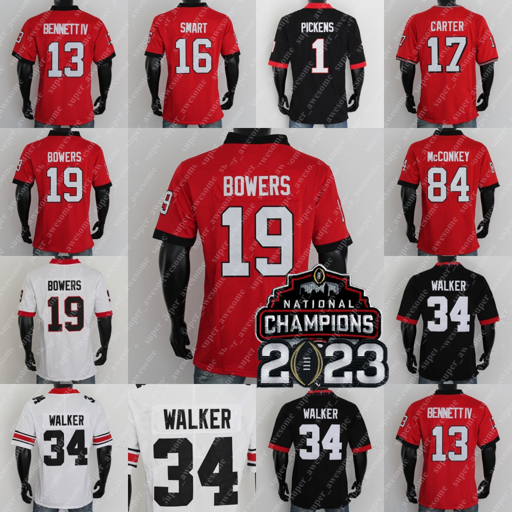 2023 Championship Patch Stetson Bennett IV Jersey Brock Bowers Ladd McConkey Malaki Starks Kelee Ringo Kendall Milton Jalen Carter Herschel Walker George Pickens, Red-2023 championship patch
2023 Championship Patch Stetson Bennett IV Jersey Brock Bowers Ladd McConkey Malaki Starks Kelee Ringo Kendall Milton Jalen Carter Herschel Walker George Pickens, Red-2023 championship patch