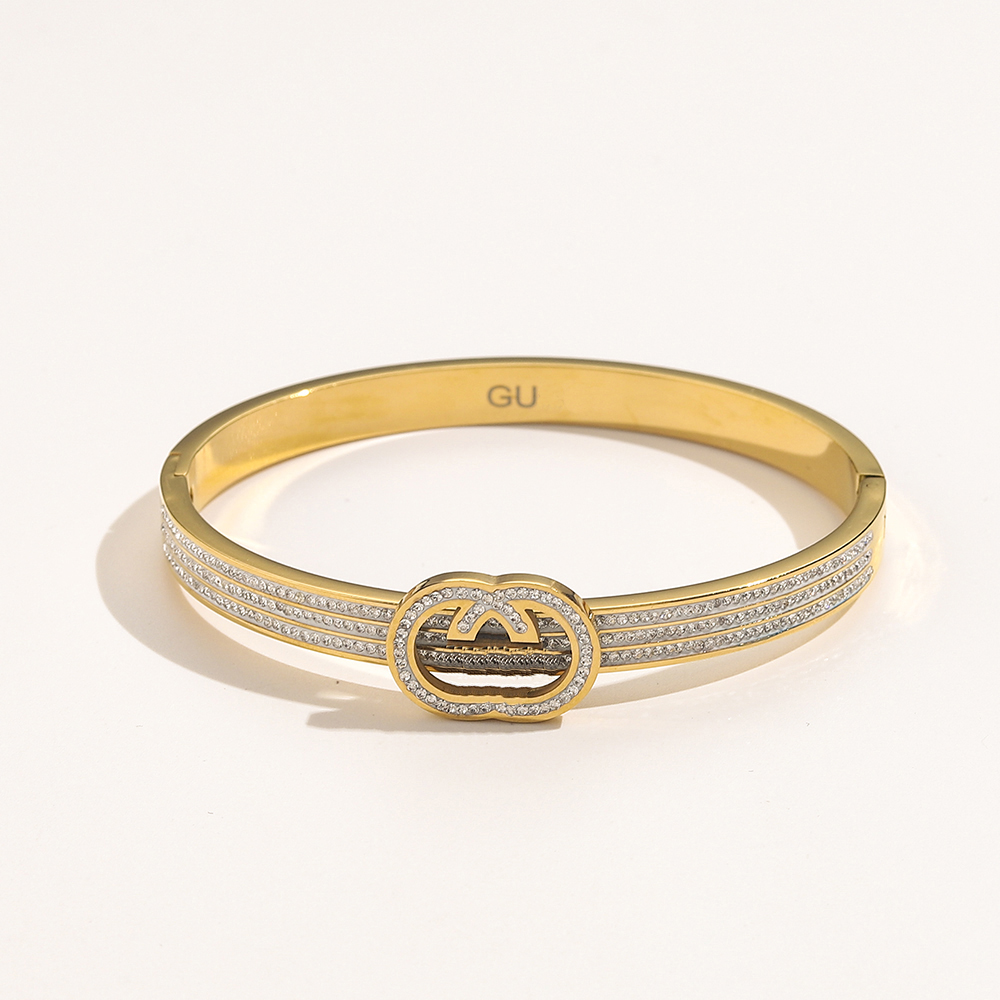 Fashion Women's Love Bracelet 18k Gold Bangle Luxury Stainless Steel Diamond Bracelet Designer Jewelry High end Design Accessories Couple Family Gift Package
Fashion Women's Love Bracelet 18k Gold Bangle Luxury Stainless Steel Diamond Bracelet Designer Jewelry High end Design Accessories Couple Family Gift Package