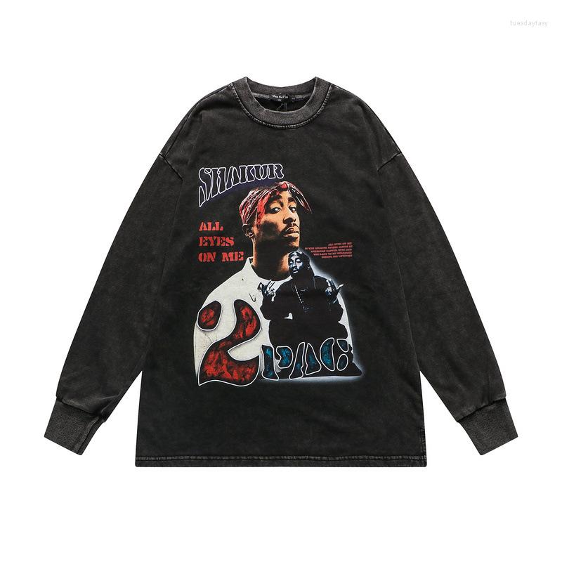 Men' T Shirts Vintage Graffiti Print Washed Tshirt Gothic Hip Hop Distressed Retro Shirt Cotton Men Women Streetwear Long Sleeve Loose Tee, Black 1
Men' T Shirts Vintage Graffiti Print Washed Tshirt Gothic Hip Hop Distressed Retro Shirt Cotton Men Women Streetwear Long Sleeve Loose Tee, Black 1