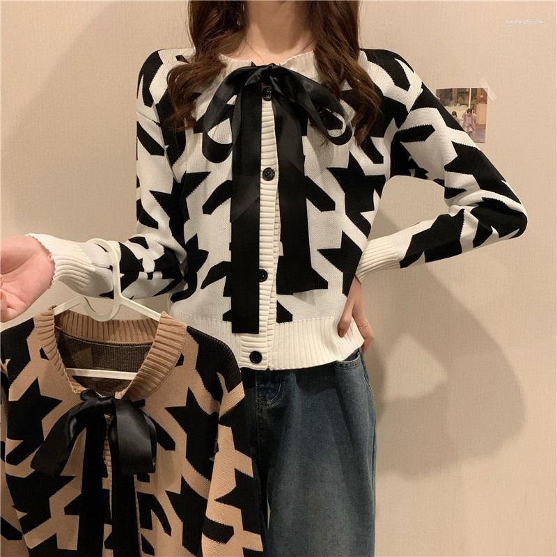 Women's Knits Woman Sweaters Cardigan Spring And Autumn Round Neck Bowknot Long-Sleeved Sweater Coat Women's Top, Pink-tanks
Women's Knits Woman Sweaters Cardigan Spring And Autumn Round Neck Bowknot Long-Sleeved Sweater Coat Women's Top, Pink-tanks