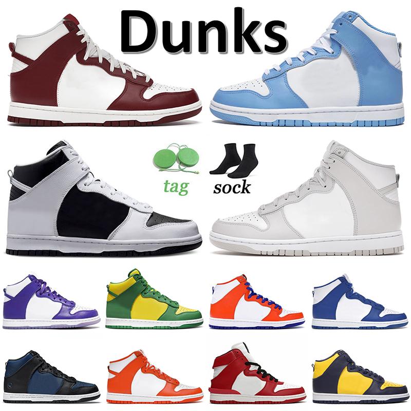 Dunks High Mens Women OG Running Shoes Designer SB Team Red University Blue Sup By Any Means Vast Grey Game Royal Varsity Purple Sports, B34 michigan 40-46
Dunks High Mens Women OG Running Shoes Designer SB Team Red University Blue Sup By Any Means Vast Grey Game Royal Varsity Purple Sports, B34 michigan 40-46