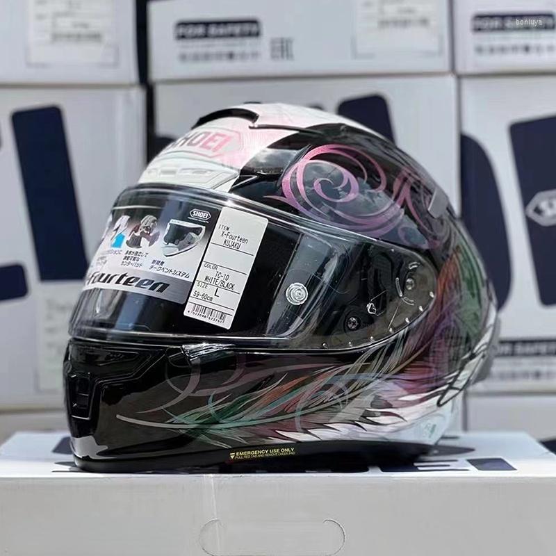 

Motorcycle Helmets X14 Helmet X-Fourteen X-Spirit III KUJAKU TC10 Full Face Racing Casco De Motocicleta, Clear visor