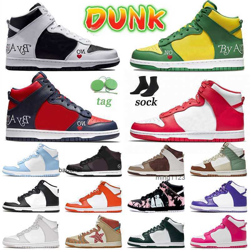 Breathable Mens Trainers Casual Shoes Unicorn Women First Use Pack Pink Prime Flash Lime Panda Sneakers Sports University Red Unkle Panda