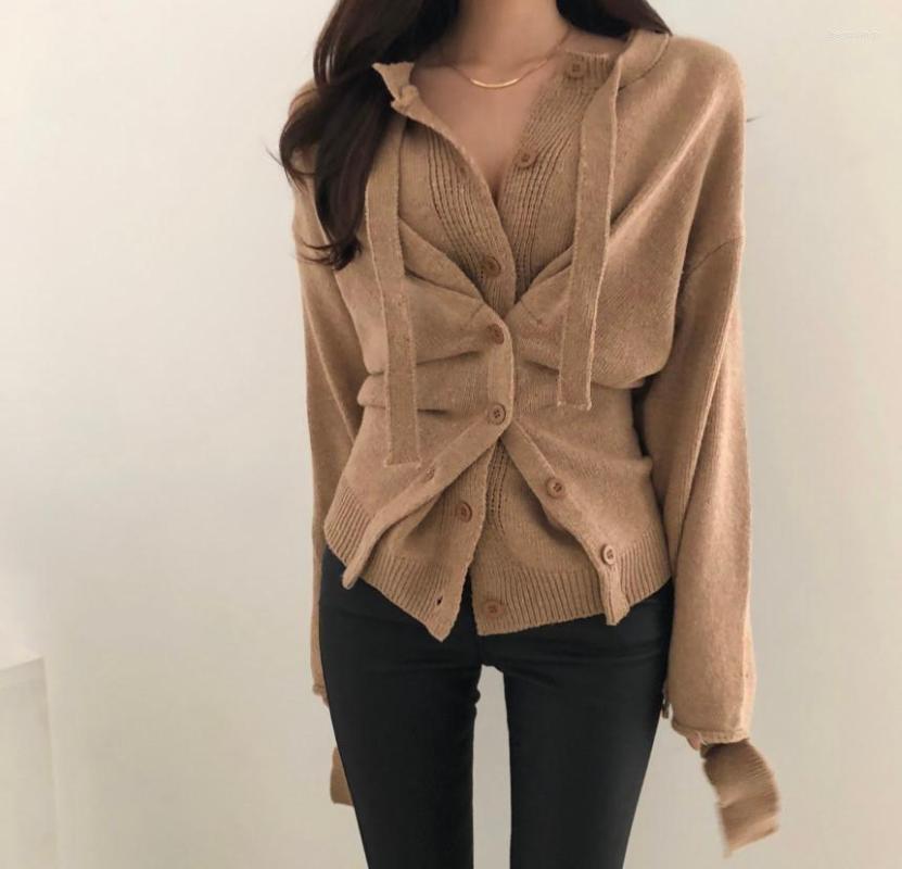 Women's Knits Spring 2023 Women's Single Breasted Knitting Sweater Female Solid Irregular Design Knitted Cardigan Ladys, Gray
Women's Knits Spring 2023 Women's Single Breasted Knitting Sweater Female Solid Irregular Design Knitted Cardigan Ladys, Gray