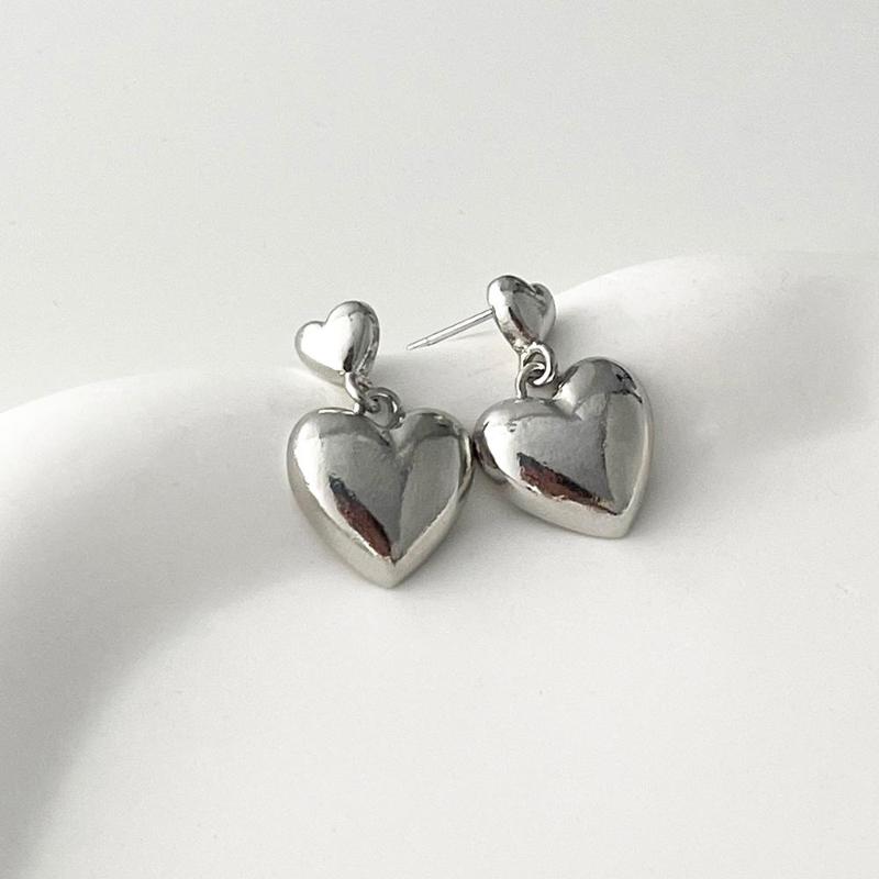 Dangle Earrings Coconal Fashion Women's Silver Color Heart Earring Simple Sweet Gold Plated Stud Party Jewelry Gift
Dangle Earrings Coconal Fashion Women's Silver Color Heart Earring Simple Sweet Gold Plated Stud Party Jewelry Gift