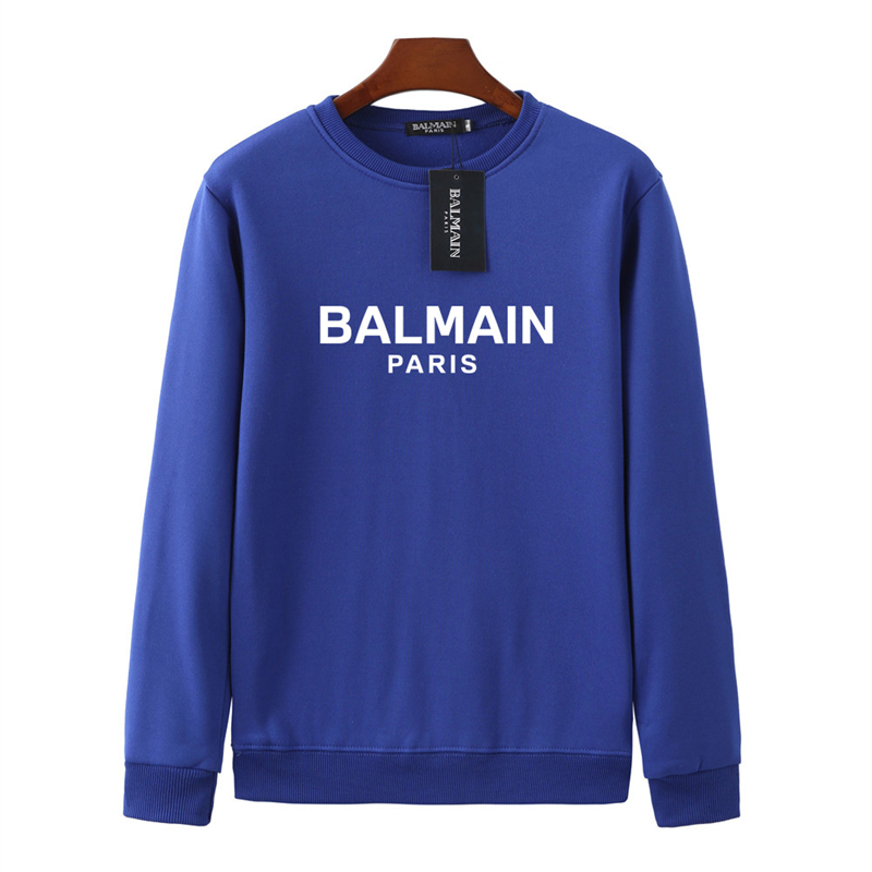 Balmain Luxury Mens Long Sleeve Sweatshirt Letter Print Solid Sweatshirt Fashion Brand Designer Crew Neck Pullover Top Grey Yellow Blue Asian Size S-3XL
Balmain Luxury Mens Long Sleeve Sweatshirt Letter Print Solid Sweatshirt Fashion Brand Designer Crew Neck Pullover Top Grey Yellow Blue Asian Size S-3XL
