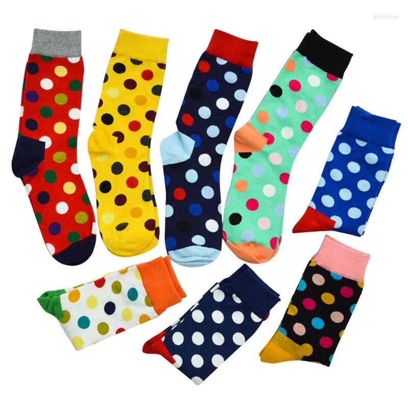 Men's Socks 6 Pairs Fashion Women Men Big Dots Unisex Daily Trendy Street Snap Casual Crew Happy For Men/Women Meias
Men's Socks 6 Pairs Fashion Women Men Big Dots Unisex Daily Trendy Street Snap Casual Crew Happy For Men/Women Meias