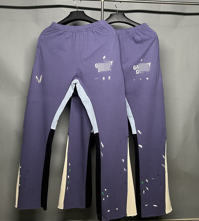 Men's Pants Painted Flare Sweat Pant Splice Drawstring Sweatpants purple 100% cotton, Gray
Men's Pants Painted Flare Sweat Pant Splice Drawstring Sweatpants purple 100% cotton, Gray