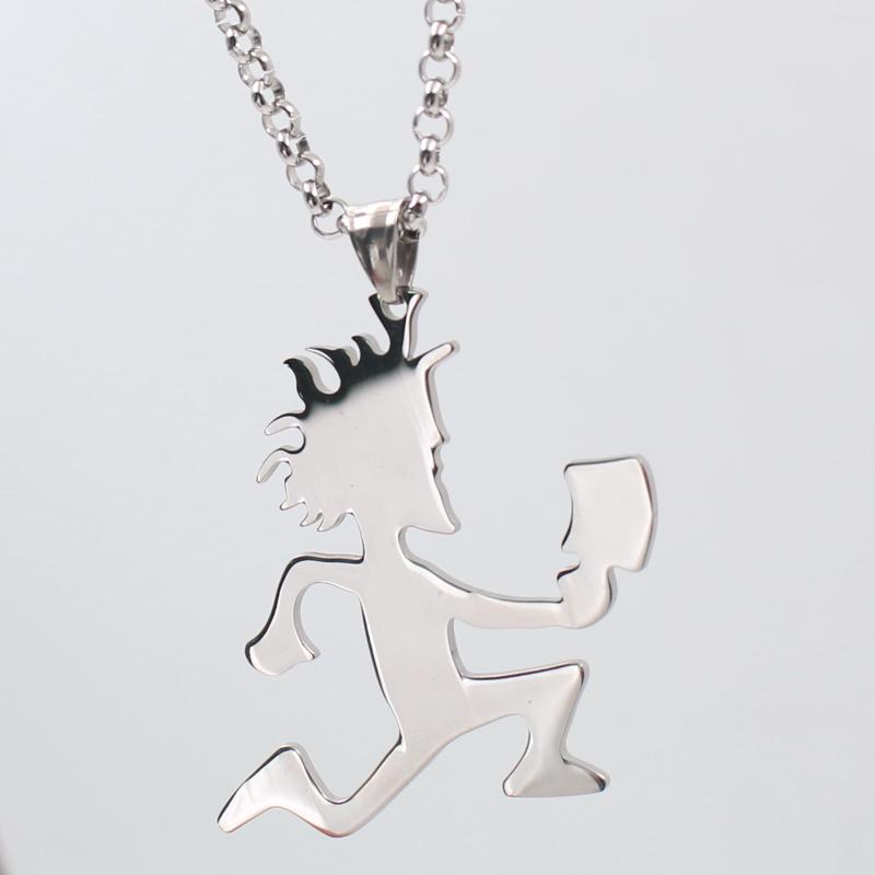 Pendant Necklaces Silver Juggalo Hatchetman Charm Stainless Steel ICP Hatchet Man Necklace 4mm24'' Chain
Pendant Necklaces Silver Juggalo Hatchetman Charm Stainless Steel ICP Hatchet Man Necklace 4mm24'' Chain