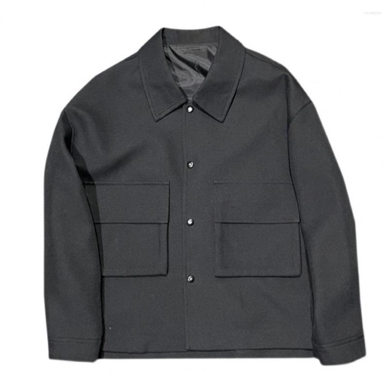 Men' Jackets Men Coat Fine Stitching Temperament Dressing Skinny Buttons Cargo For Daily Wear, Black
Men' Jackets Men Coat Fine Stitching Temperament Dressing Skinny Buttons Cargo For Daily Wear, Black