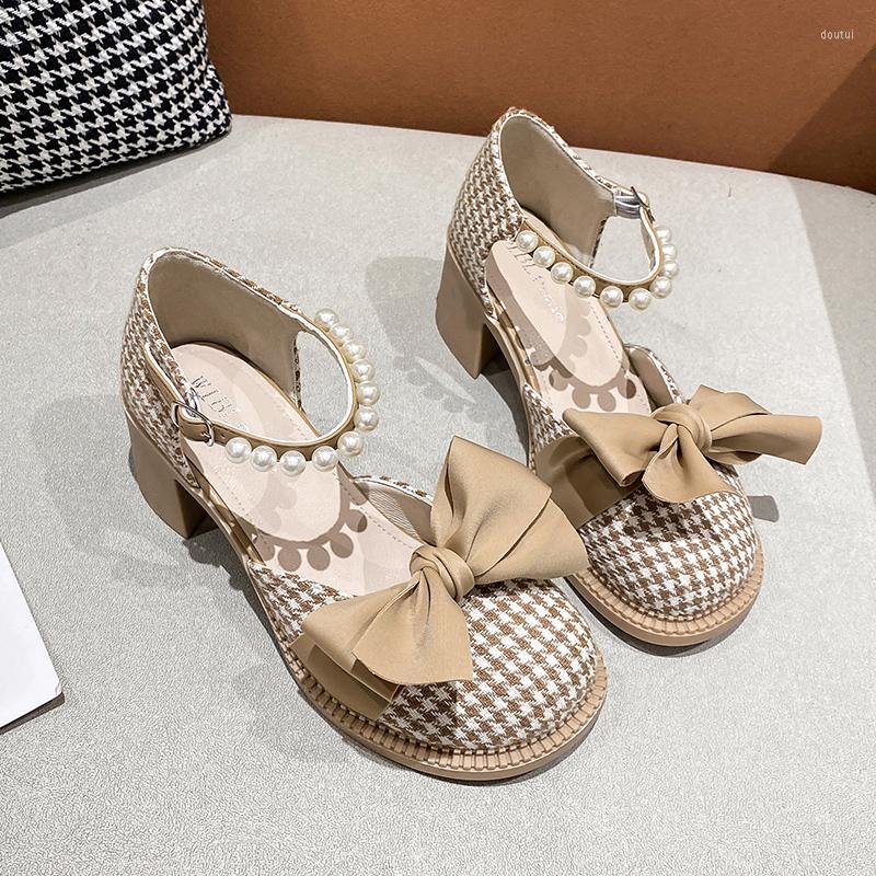 Dress Shoes Butterfly Tie Women's Low-top Summer Fashion Pearl Baotou Thick Heel Shallow Mouth Mary Jane Word Buckle Loafers, Black
Dress Shoes Butterfly Tie Women's Low-top Summer Fashion Pearl Baotou Thick Heel Shallow Mouth Mary Jane Word Buckle Loafers, Black
