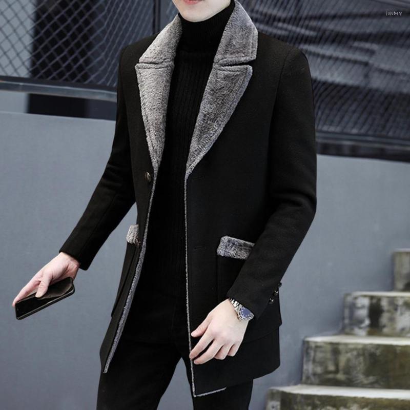 Men's Trench Coats Single-breasted Temperament Coldproof Windproof Buttons Outwear Woolen Coat Men Windbreaker Streetwear, Light grey
Men's Trench Coats Single-breasted Temperament Coldproof Windproof Buttons Outwear Woolen Coat Men Windbreaker Streetwear, Light grey