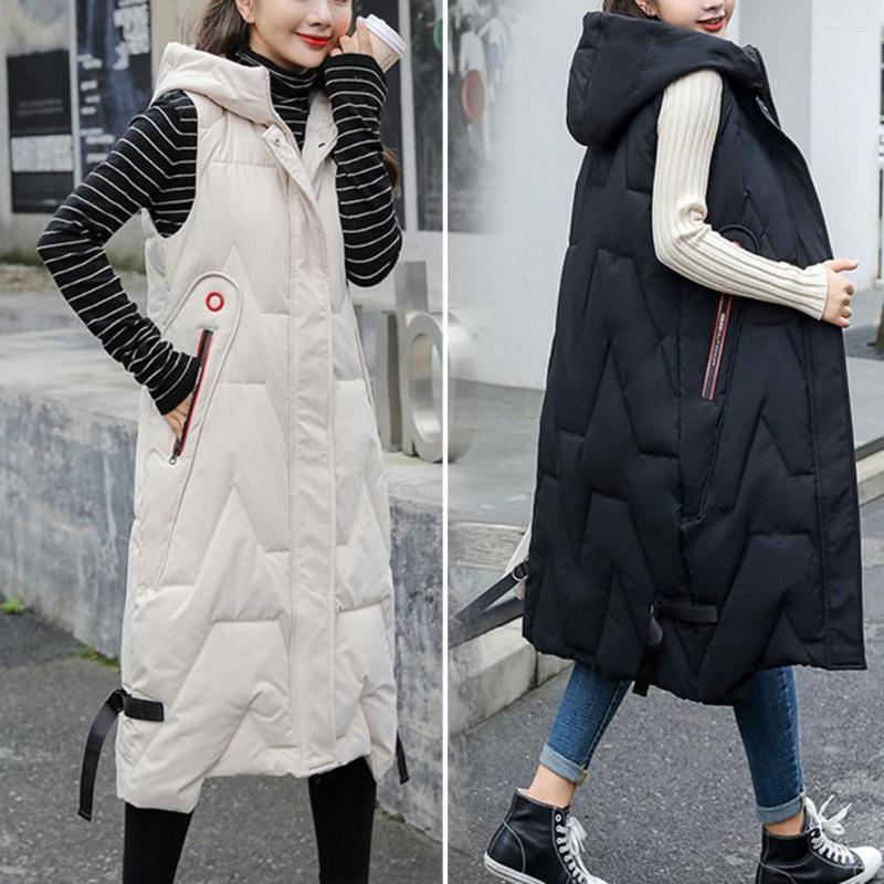 Women's Vests Cotton Waistcoat Fashion Pure Color Hooded Mid-Calf Length Vest Coat Loose Winter, Black
Women's Vests Cotton Waistcoat Fashion Pure Color Hooded Mid-Calf Length Vest Coat Loose Winter, Black