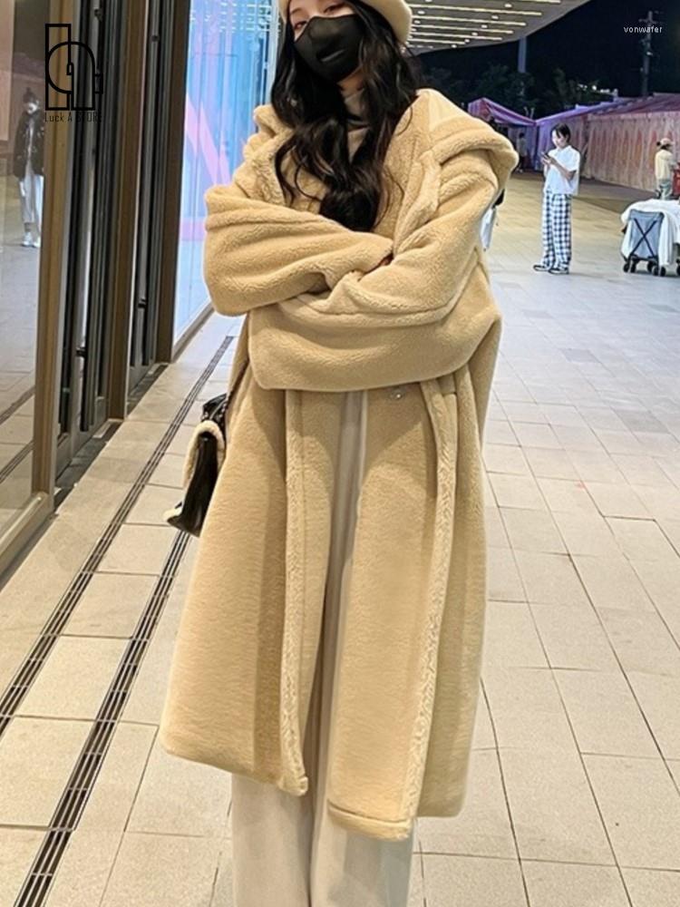 Women's Fur Thickened Hooded Coat Women's Extended Lamb Wool Fashion Loose Slim Casual Warm, Khaki
Women's Fur Thickened Hooded Coat Women's Extended Lamb Wool Fashion Loose Slim Casual Warm, Khaki