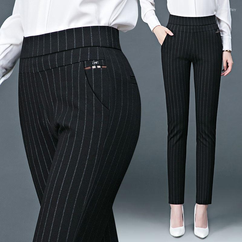 Women's Pants 5XL Big Size Women Stripe Straight Office Fashion Spring Summer Elastic High Waist Diamonds Pocket Female Casual Trousers, 907 black
Women's Pants 5XL Big Size Women Stripe Straight Office Fashion Spring Summer Elastic High Waist Diamonds Pocket Female Casual Trousers, 907 black
