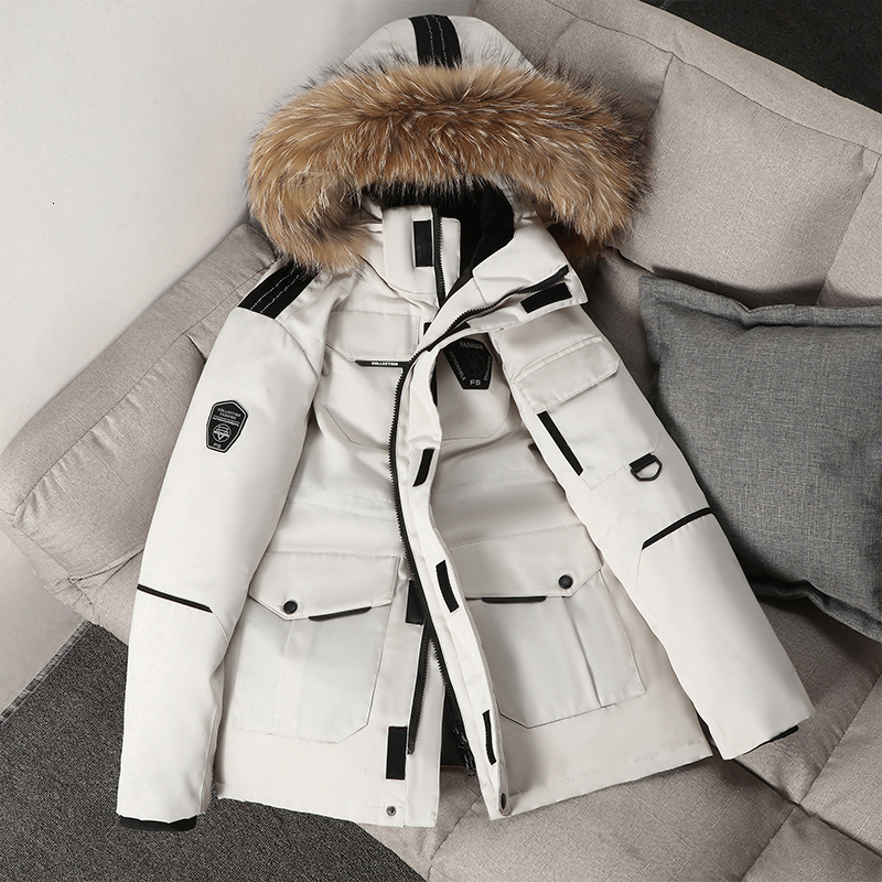 Men' Down Parkas Winter Tooling Parka White Duck Jacket Couple' Mid-length Thickened Warm Hooded Men 221206
Men' Down Parkas Winter Tooling Parka White Duck Jacket Couple' Mid-length Thickened Warm Hooded Men 221206