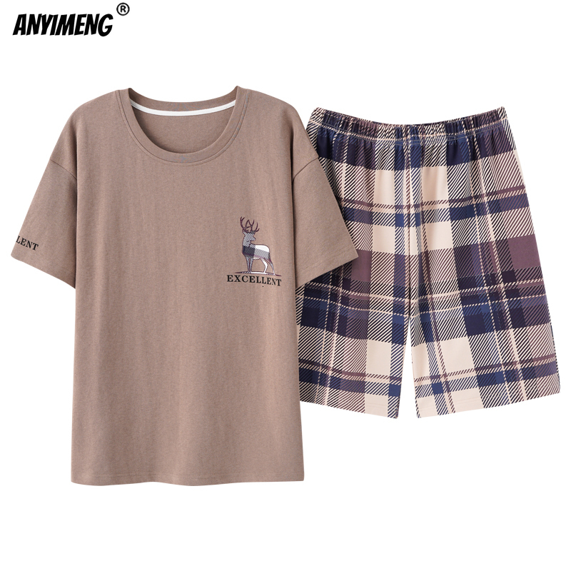 Men's Sleepwear Mens Big Size Lounge Wear Fashion Cotton Pajamas Summer Short Pj Set Khaki Deer Printed Stylish Plaid Homewear 3xl 4xl Nightwear 221206, Beige
Men's Sleepwear Mens Big Size Lounge Wear Fashion Cotton Pajamas Summer Short Pj Set Khaki Deer Printed Stylish Plaid Homewear 3xl 4xl Nightwear 221206, Beige