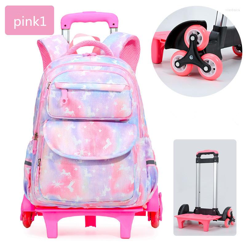 School Bags Trolley Children For Girls 2/6 Wheels Detachable Backpack Kids Travel Luggage Book Bag Cartoon Printing Schoolbags, S pink2 2wheels
School Bags Trolley Children For Girls 2/6 Wheels Detachable Backpack Kids Travel Luggage Book Bag Cartoon Printing Schoolbags, S pink2 2wheels