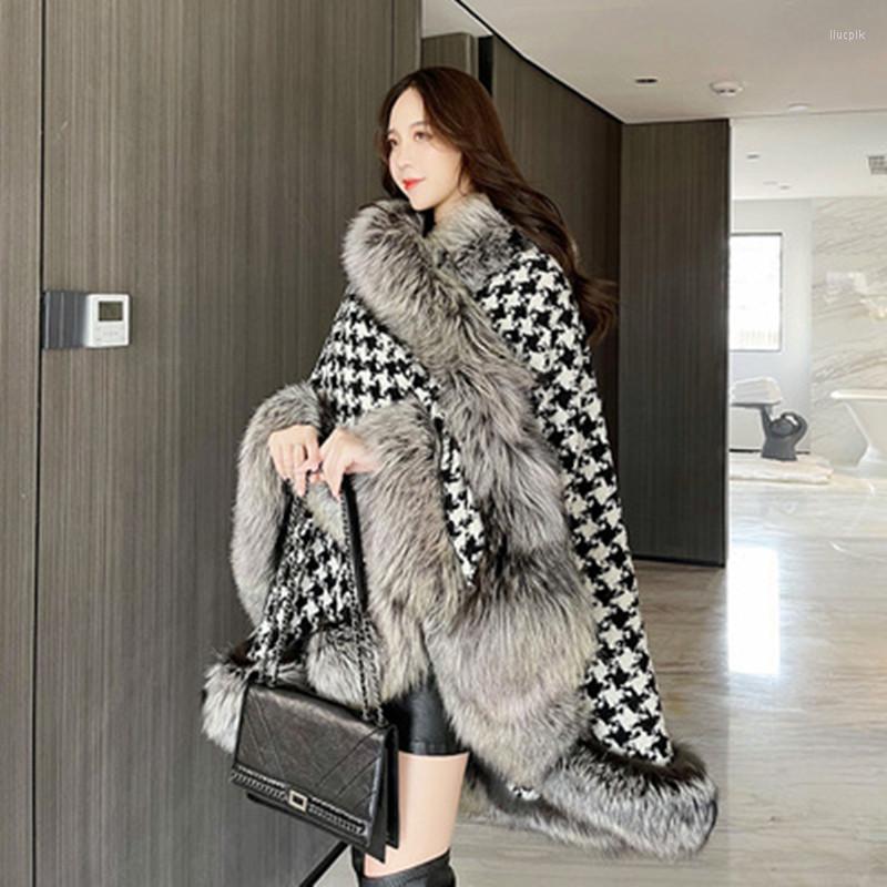 Women's Fur Check Faux Coat Autumn And Winter 2022 Imitation Oversize Ladies Furry Party Dinner Shawl Scarf Cloak Overcoat XF678, Black
Women's Fur Check Faux Coat Autumn And Winter 2022 Imitation Oversize Ladies Furry Party Dinner Shawl Scarf Cloak Overcoat XF678, Black