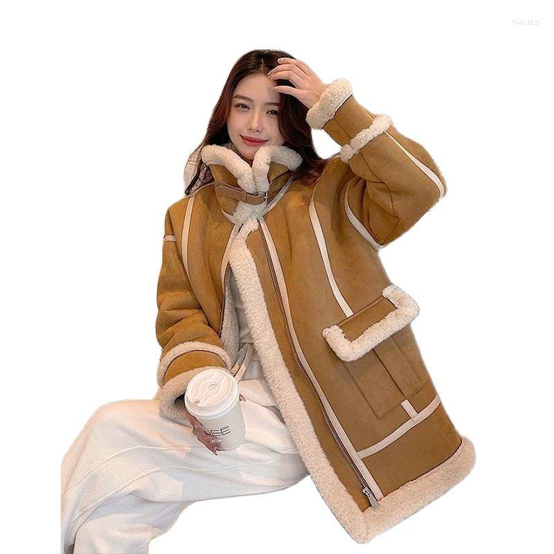 Women' Fur Women Coat Jackets Spliced Faux Lambswool Winter Vintage Overcoat Female Loose Snow Warm Locomotive Jacket, Gray
Women' Fur Women Coat Jackets Spliced Faux Lambswool Winter Vintage Overcoat Female Loose Snow Warm Locomotive Jacket, Gray
