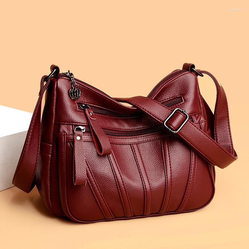 Evening Bags High Quality 2023 Women's Fashion Multi Pocket Leather Mother's Tidal Flow One Shoulder Small Square Bag, Black
Evening Bags High Quality 2023 Women's Fashion Multi Pocket Leather Mother's Tidal Flow One Shoulder Small Square Bag, Black