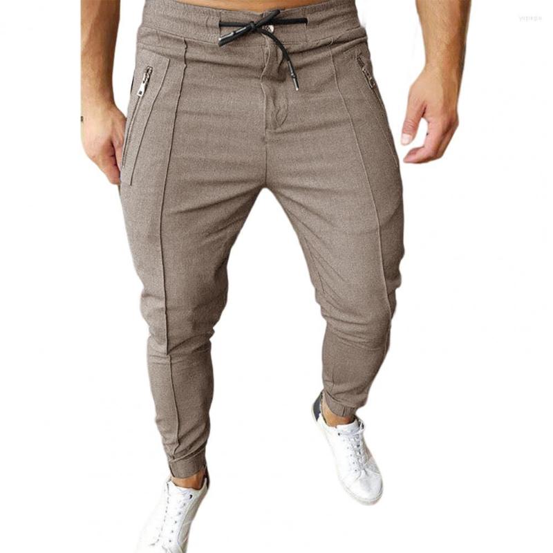 Men's Pants Trendy Pencil Zipper Pockets Spring Autumn Slim Fit Mid Rise Super Soft Male For Daily Wear, Black
Men's Pants Trendy Pencil Zipper Pockets Spring Autumn Slim Fit Mid Rise Super Soft Male For Daily Wear, Black