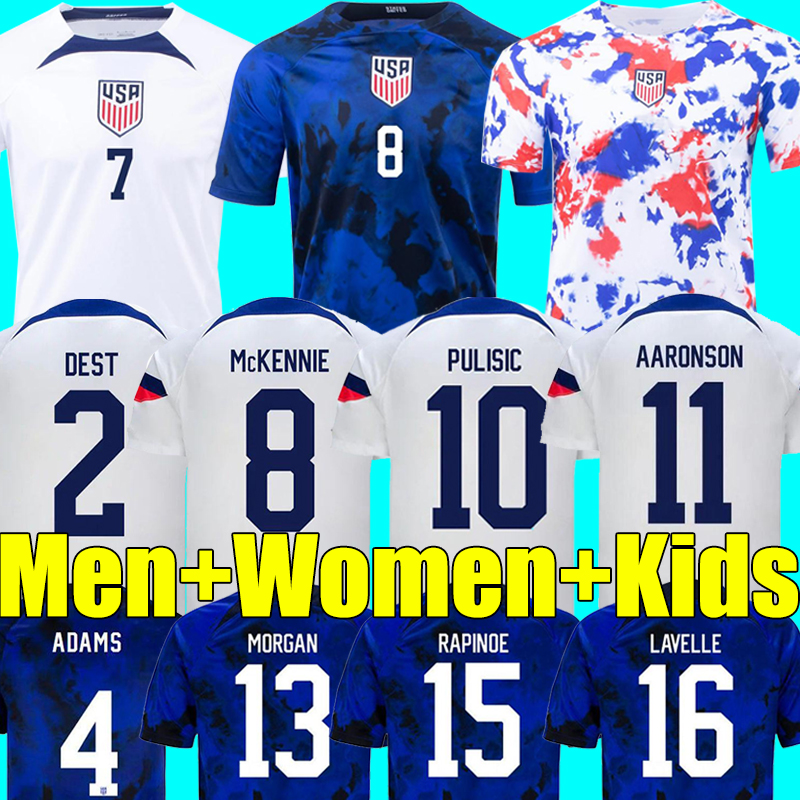 2022 PULISIC USAS soccer jerseys men kids kits united states 22/23 football shirt cups quality REYNA McKENNIE MORRIS DEST YEDLIN Llanez ADAMS HOME AWAY Women PUGH LONG, 22-23 home kids
2022 PULISIC USAS soccer jerseys men kids kits united states 22/23 football shirt cups quality REYNA McKENNIE MORRIS DEST YEDLIN Llanez ADAMS HOME AWAY Women PUGH LONG, 22-23 home kids