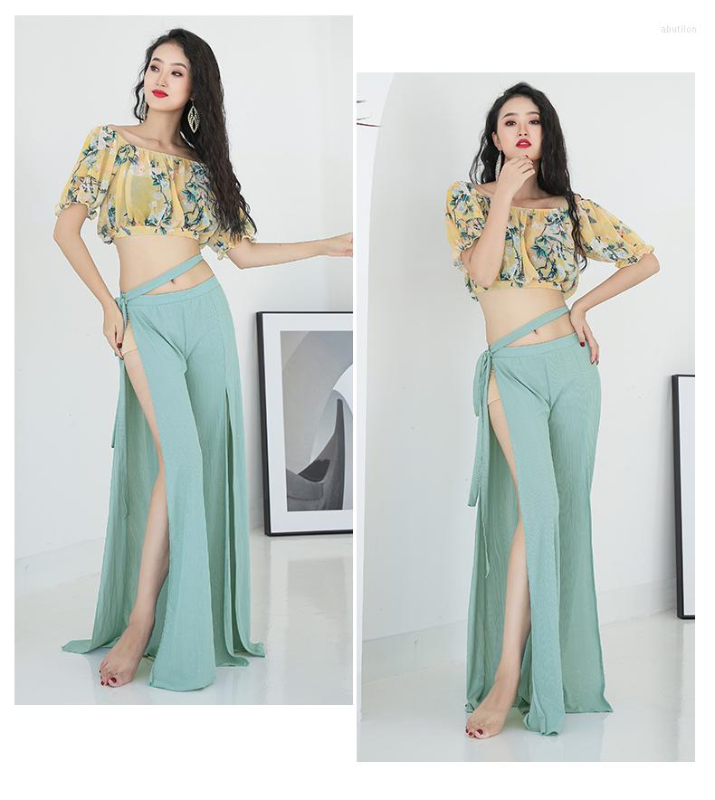 Stage Wear Style Belly Dance Women's Fashion Print Tops Temperament Oriental Practice Clothes Wide Leg Pants Suit, Pink
Stage Wear Style Belly Dance Women's Fashion Print Tops Temperament Oriental Practice Clothes Wide Leg Pants Suit, Pink