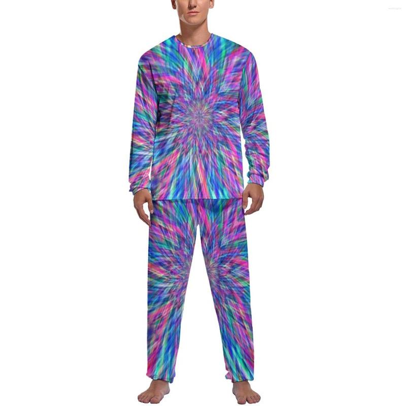 Men's Sleepwear Colorful Tie Dye Pajamas Long Sleeve Bright Light Print 2 Piece Bedroom Set Spring Man Graphic Elegant Nightwear, Style-11
Men's Sleepwear Colorful Tie Dye Pajamas Long Sleeve Bright Light Print 2 Piece Bedroom Set Spring Man Graphic Elegant Nightwear, Style-11