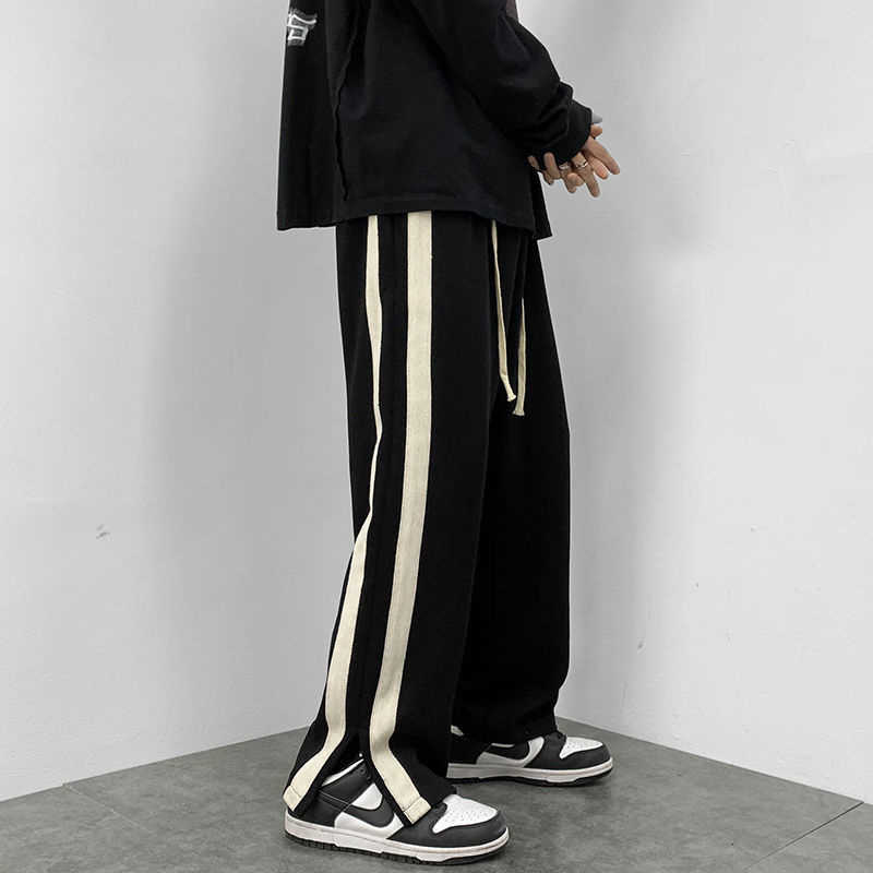 Men's Pants Privathinker Korean Side Striped Men Loose Sweatpants Streetwear Slit Man Wide Leg Trousers 2022 Male Oversized Cargo Pants T221206, Black11
Men's Pants Privathinker Korean Side Striped Men Loose Sweatpants Streetwear Slit Man Wide Leg Trousers 2022 Male Oversized Cargo Pants T221206, Black11