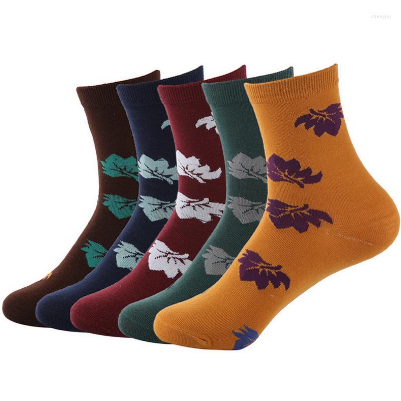 Men's Socks 2022 Autumn Winter Fashion Patterns Cotton For Men Tree Male Plant Leaves Novelty Sock 5pairs/lot, S19204
Men's Socks 2022 Autumn Winter Fashion Patterns Cotton For Men Tree Male Plant Leaves Novelty Sock 5pairs/lot, S19204