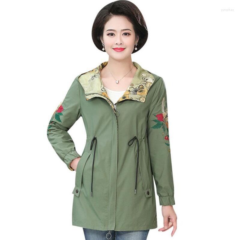 Women's Jackets Fashion Two Side Wear Coats Female Jacket 2022 Spring Autumn Emboridery Hooded Zipper Windbreak Outerwear Mother Dress 4XL, Gray
Women's Jackets Fashion Two Side Wear Coats Female Jacket 2022 Spring Autumn Emboridery Hooded Zipper Windbreak Outerwear Mother Dress 4XL, Gray