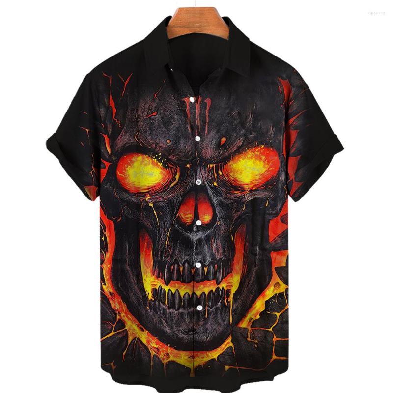 Men's Casual Shirts Men Horror Skull Shirt Short Sleeved 3d City Trend Printing Loose Quick Drying Large 5xl Clothes, Zf-0194
Men's Casual Shirts Men Horror Skull Shirt Short Sleeved 3d City Trend Printing Loose Quick Drying Large 5xl Clothes, Zf-0194