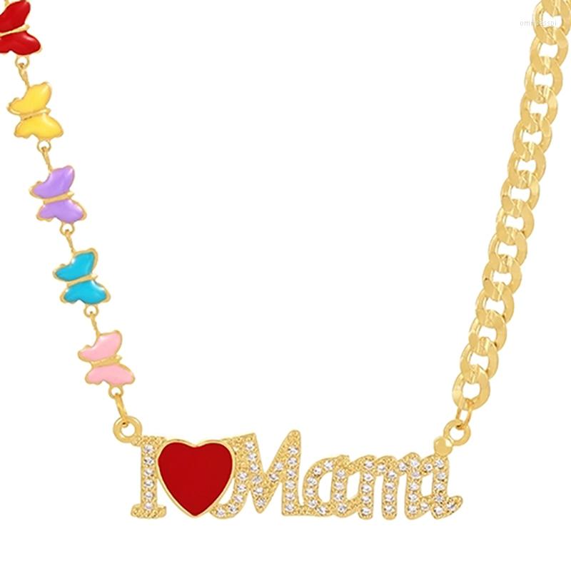 Pendant Necklaces ZHINI Punk Gold Color Alloy Chain Choker Simple Charming MAMA For Women Mother's Day Jewelry Gift
Pendant Necklaces ZHINI Punk Gold Color Alloy Chain Choker Simple Charming MAMA For Women Mother's Day Jewelry Gift