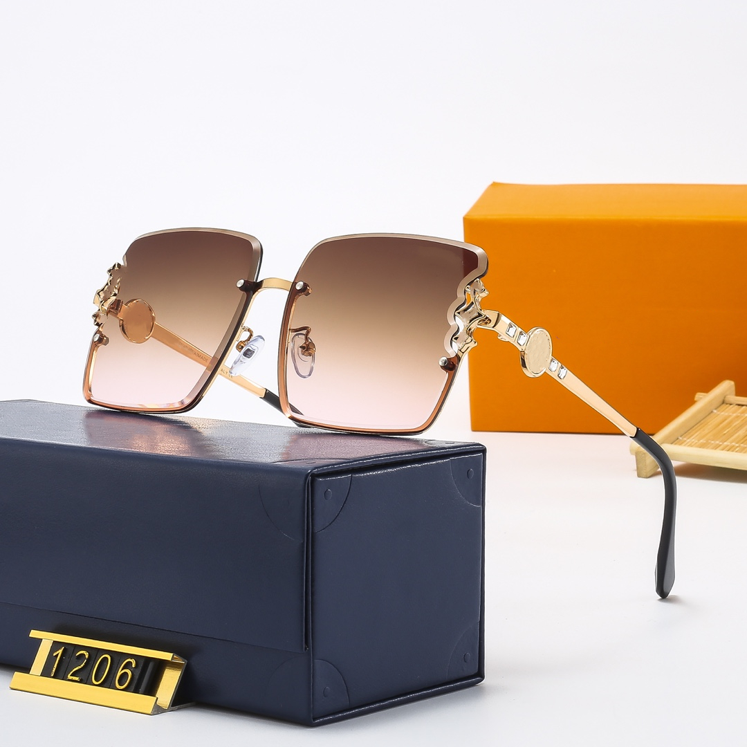 Designer Sunglasses For Women and Men Fashion Model Special UV 400 Protection Double Beam Frame Outdoor Brands Design Alloy Top Cyclone Sunglasses 1206
Designer Sunglasses For Women and Men Fashion Model Special UV 400 Protection Double Beam Frame Outdoor Brands Design Alloy Top Cyclone Sunglasses 1206
