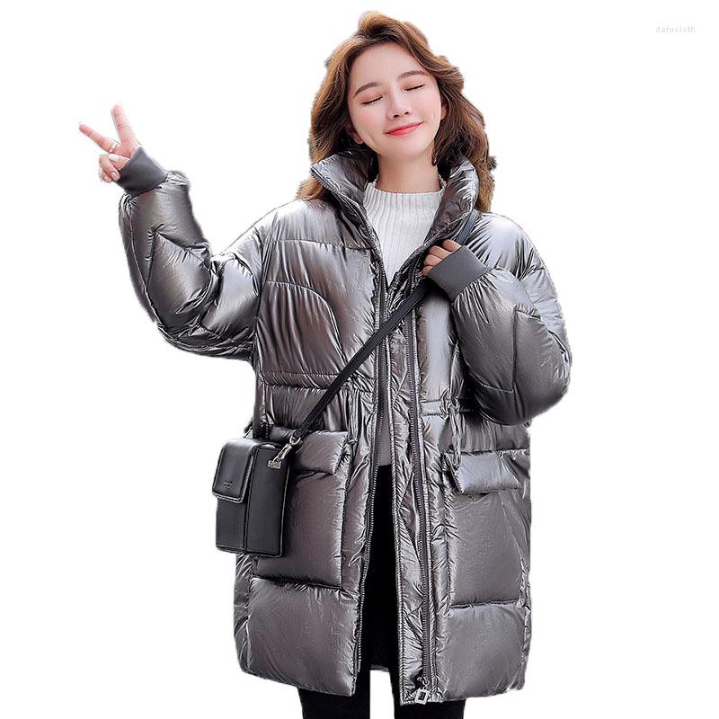 Women' Trench Coats Glossy Cotton Coat Parkas Female Winter Jacket Mid-Long Padded Down Gray Keep Warm Parka Overcoat, Pink
Women' Trench Coats Glossy Cotton Coat Parkas Female Winter Jacket Mid-Long Padded Down Gray Keep Warm Parka Overcoat, Pink