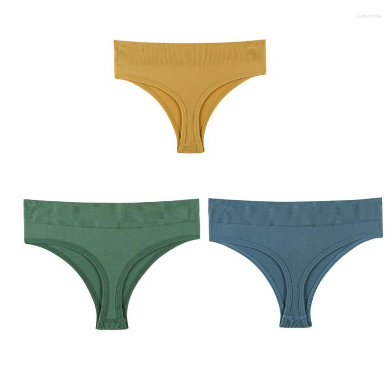 Women's Panties 3pcs Lingerie Underpants Low Waist One-Piece Seamless Thong Women's T-back Briefs, Beige
Women's Panties 3pcs Lingerie Underpants Low Waist One-Piece Seamless Thong Women's T-back Briefs, Beige