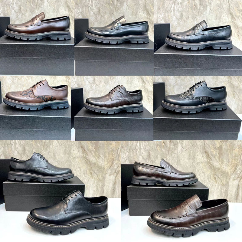 2022 Design luxury Fashion Dress Shoes Men Black brown Genuine Leather Pointed Toe Mens Business gentlemen British style shoe Lace up wearproof casual comfort shoes
2022 Design luxury Fashion Dress Shoes Men Black brown Genuine Leather Pointed Toe Mens Business gentlemen British style shoe Lace up wearproof casual comfort shoes